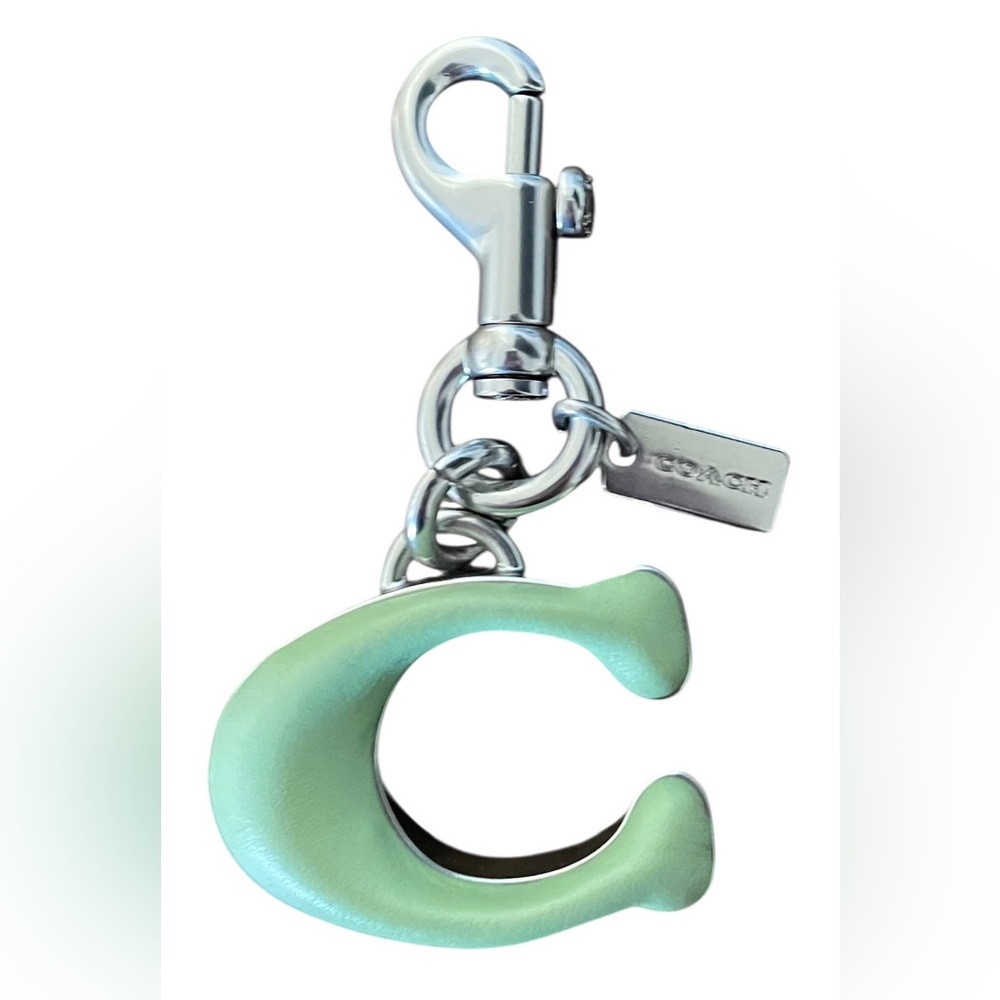 Coach Signature C Bag Charm Key Fob Keychain